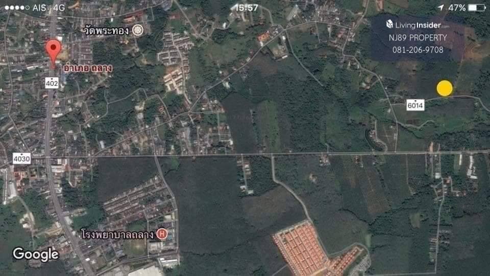Land for sale in Phuket Province, 13 rai 1 ngan, for sale in Thalang District, Phuket Province, near Lotus Thalang, Ton Tai Waterfall, yellow area, peaceful and private, suitable for making villas, hotels, hospitals, etc. If interested, you can try. - image 4