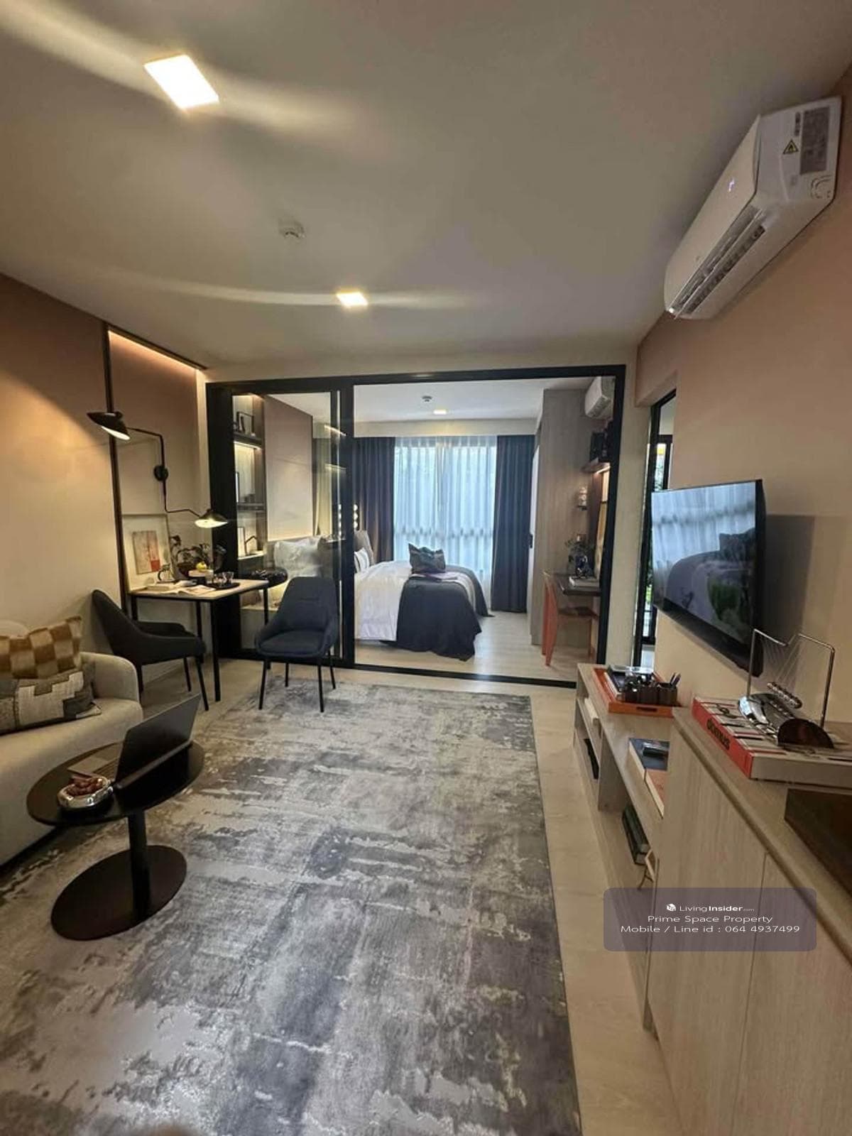 The owner sells it himself, D Condo Cove, VIP area, interior view room, view of the pool + garden, entire alcove, Building B, 3rd floor. - image 7