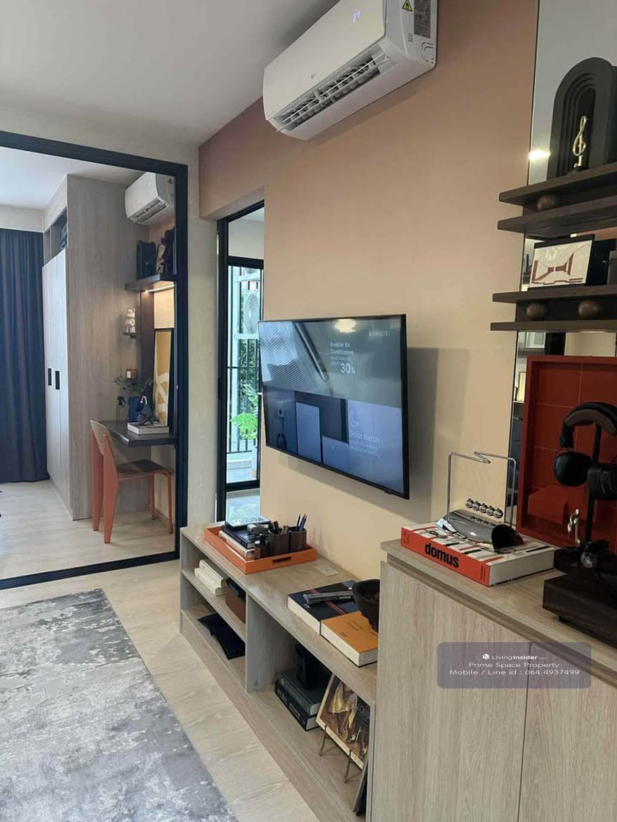The owner sells it himself, D Condo Cove, VIP area, interior view room, view of the pool + garden, entire alcove, Building B, 3rd floor. - image 3