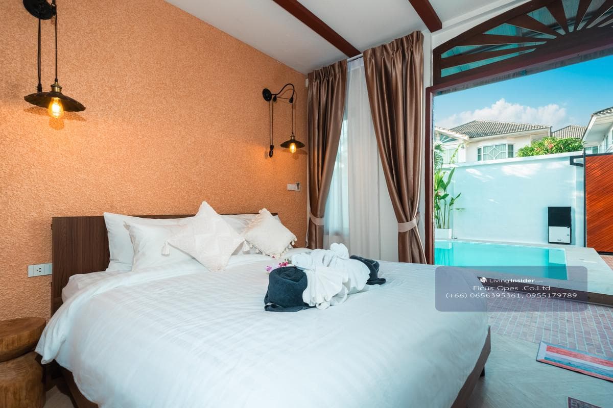 Pool Villa 6 Bedrooms Big Pool 8*4 M. Prime Location in BangTao Phuket For Sale, Rent. Installment Payment applies. - image 12