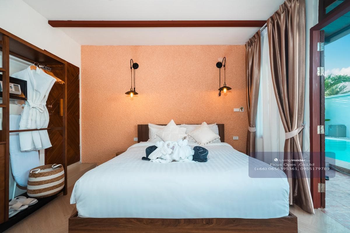 Pool Villa 6 Bedrooms Big Pool 8*4 M. Prime Location in BangTao Phuket For Sale, Rent. Installment Payment applies. - image 19