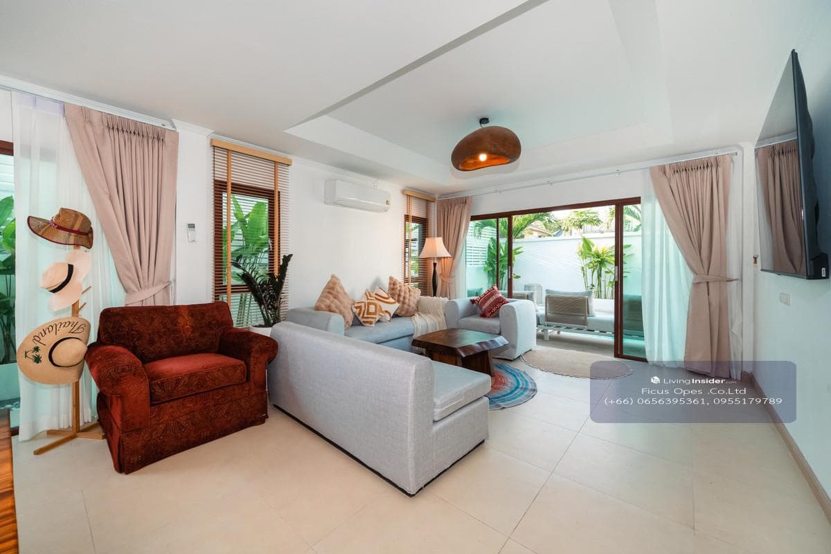 Pool Villa 6 Bedrooms Big Pool 8*4 M. Prime Location in BangTao Phuket For Sale, Rent. Installment Payment applies. - image 38