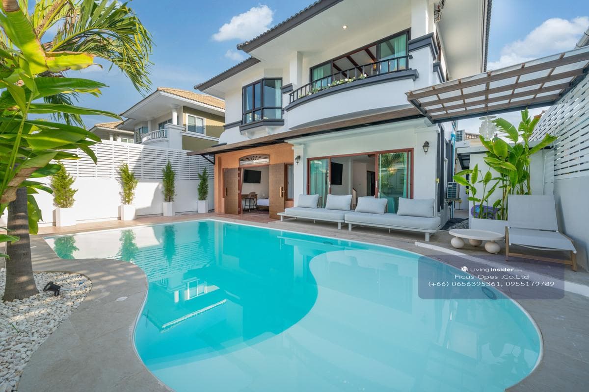 Pool Villa 6 Bedrooms Big Pool 8*4 M. Prime Location in BangTao Phuket For Sale, Rent. Installment Payment applies.