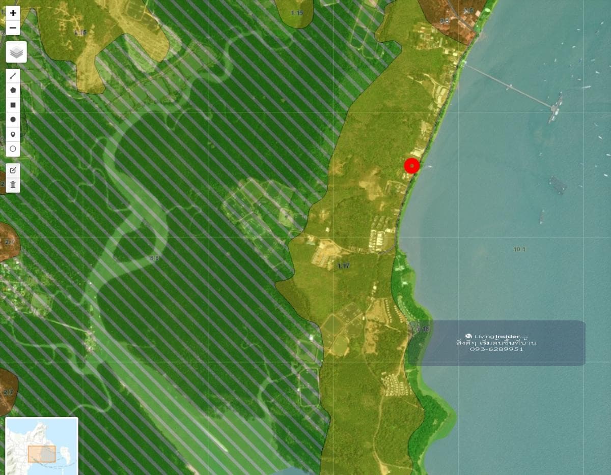 📌Land for sale in Ao Por, Phuket, 8 rai - yellow layout, sea view (🌊 Sea View), suitable for a luxury Pool Villa ✨ next to the road on 2 sides! - image 4