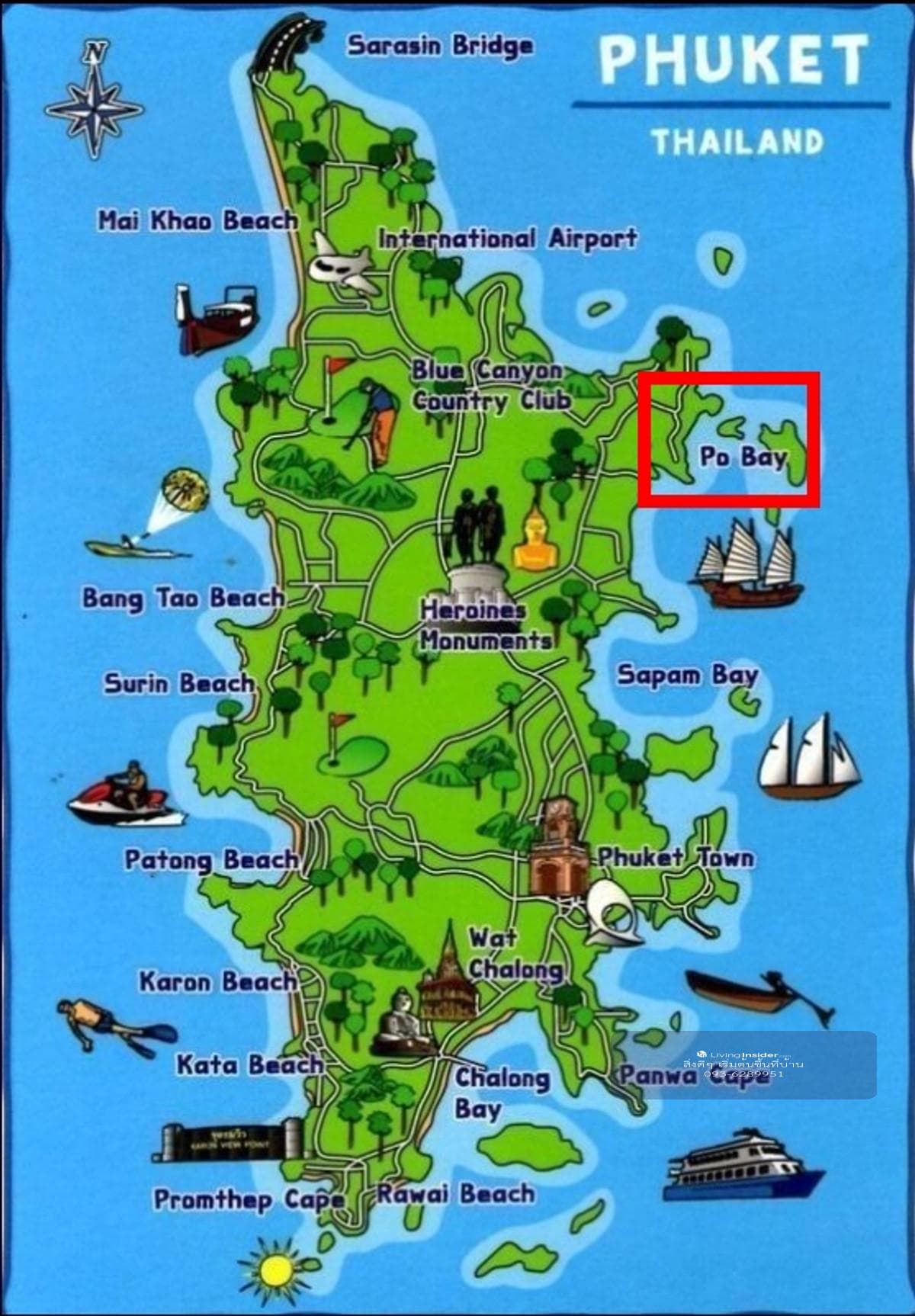 📌Land for sale in Ao Por, Phuket, 8 rai - yellow layout, sea view (🌊 Sea View), suitable for a luxury Pool Villa ✨ next to the road on 2 sides! - image 7