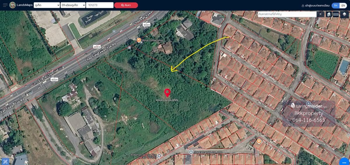 📢 Beautiful plot of land for sale. High potential location in the heart of Phuket, opposite King Power Phuket. - image 3
