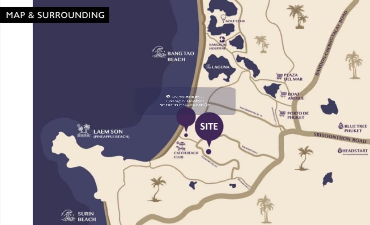 💚 For sale 💚 Land in Phuket Cherngtalay Near Bang Tao Beach – Surin – Layan 1-2-65.7 rai - image 2