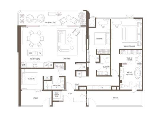 3-BR Condo at The Standard Residences Phuket Bangtao close to Laguna (ID 1456297) - image 6