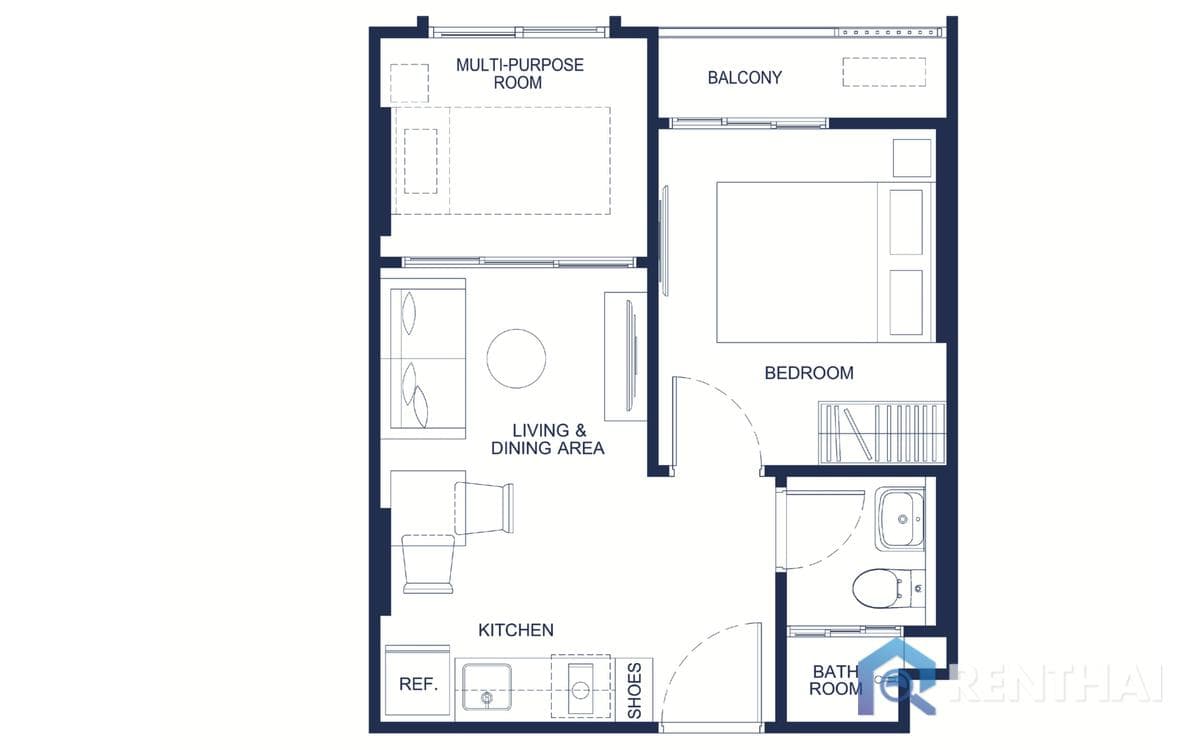 For sale condo 1 bedroom at The Base Bukit - image 5