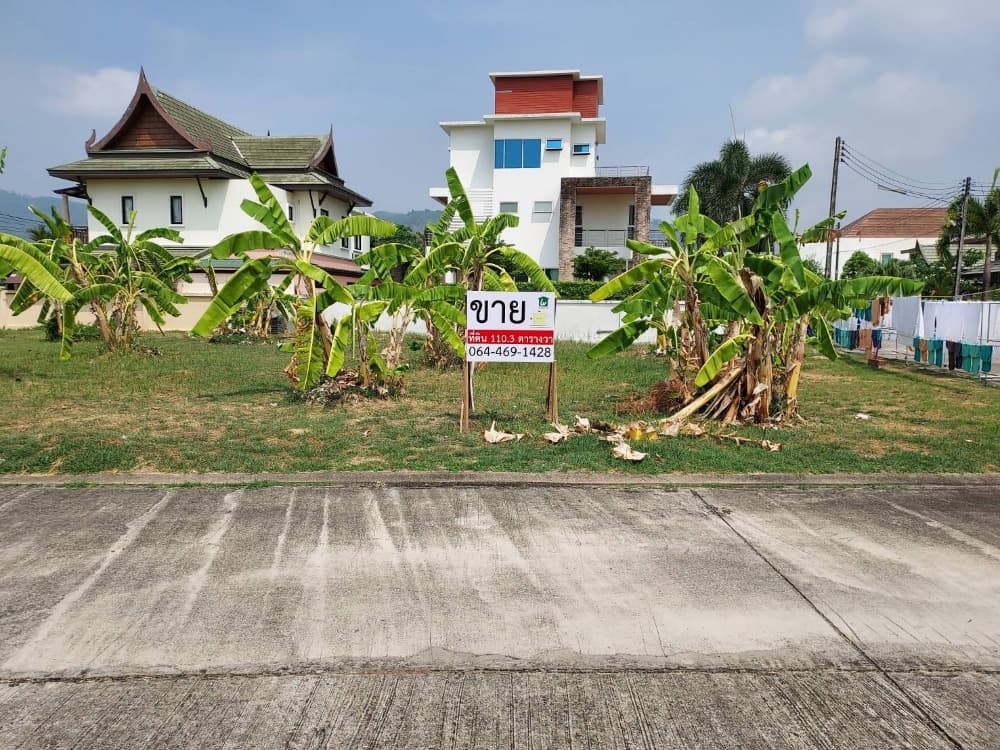 Land for sale, Phuket, 110.3 sq wah, corner plot, 99 Phuket Andaman Tropical Home, Muang Phuket, Suitable for pool villa - image 7