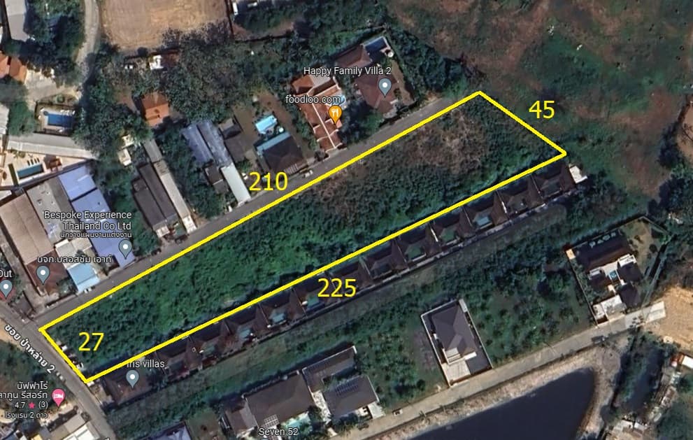 Empty land for sale, corner plot, 4 rai, can be sold separately, near Robinson Lifestyle, Chalong Branch, Chalong Subdistrict, Mueang Phuket. - image 2
