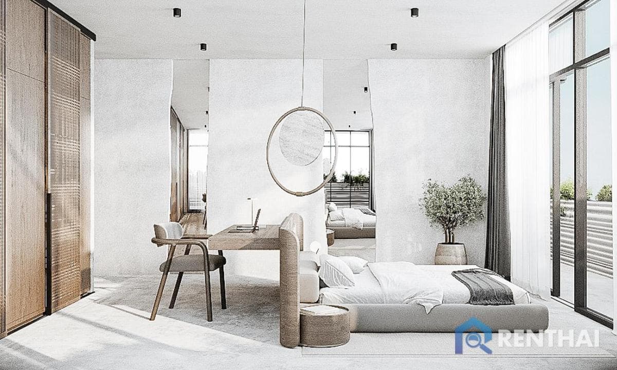 Sunny Moon Studio 3bed in Phuket: Fully Furnished + Pool, Gym & Parking - image 6