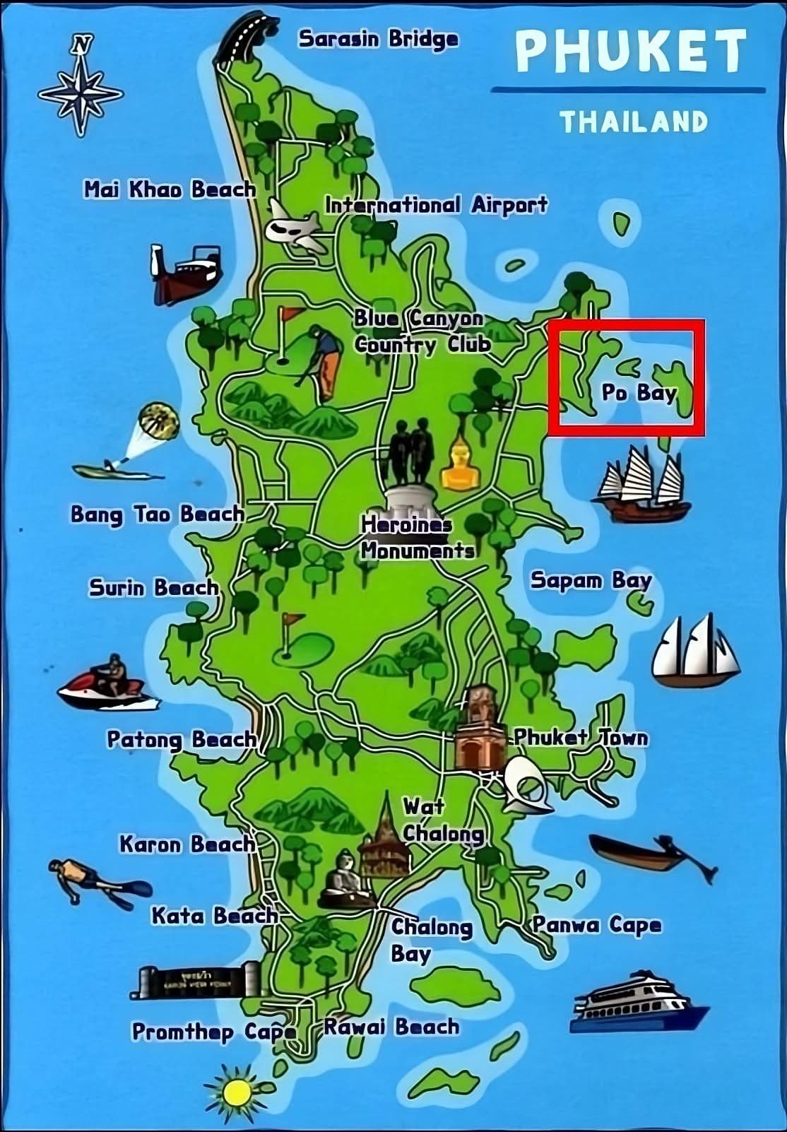 ● Prime location ● Golden Land, Por Phuket Bay | 8 Rai 238.00 Sq. 6. (3,438.00 sq.w.) | Yellow area Build up to 23 tall buildings - image 2