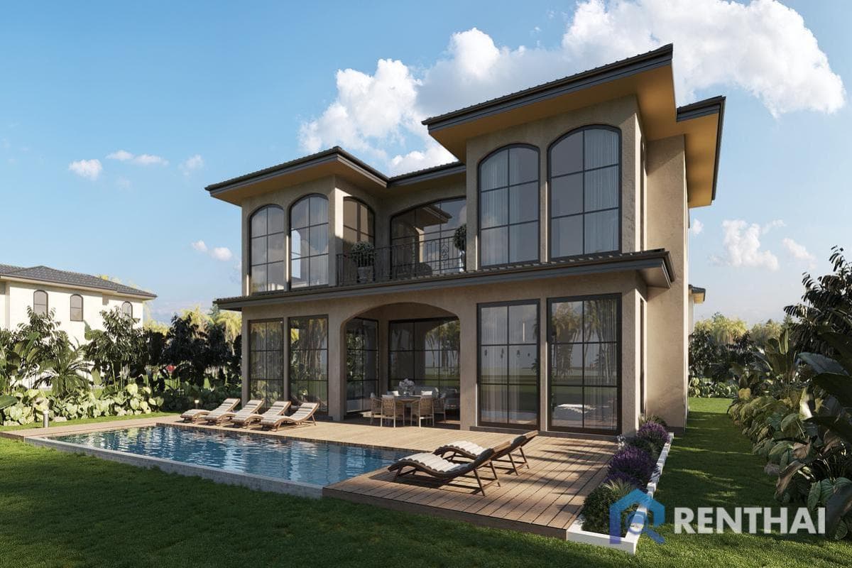 4bed 9 Nile Residence Villa in Phuket with Pool, Garden, Furnished Kitchen