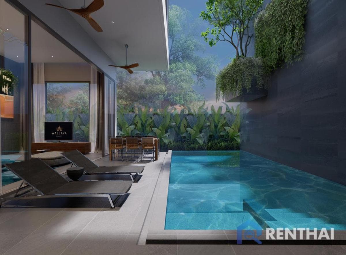 Just 5 minutes from Kamala Beach. Modern 2-story villa offers 4 bedrooms, 5 bathrooms, and a private pool - image 2