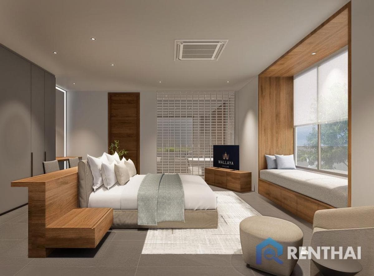 Just 5 minutes from Kamala Beach. Modern 2-story villa offers 4 bedrooms, 5 bathrooms, and a private pool - image 3