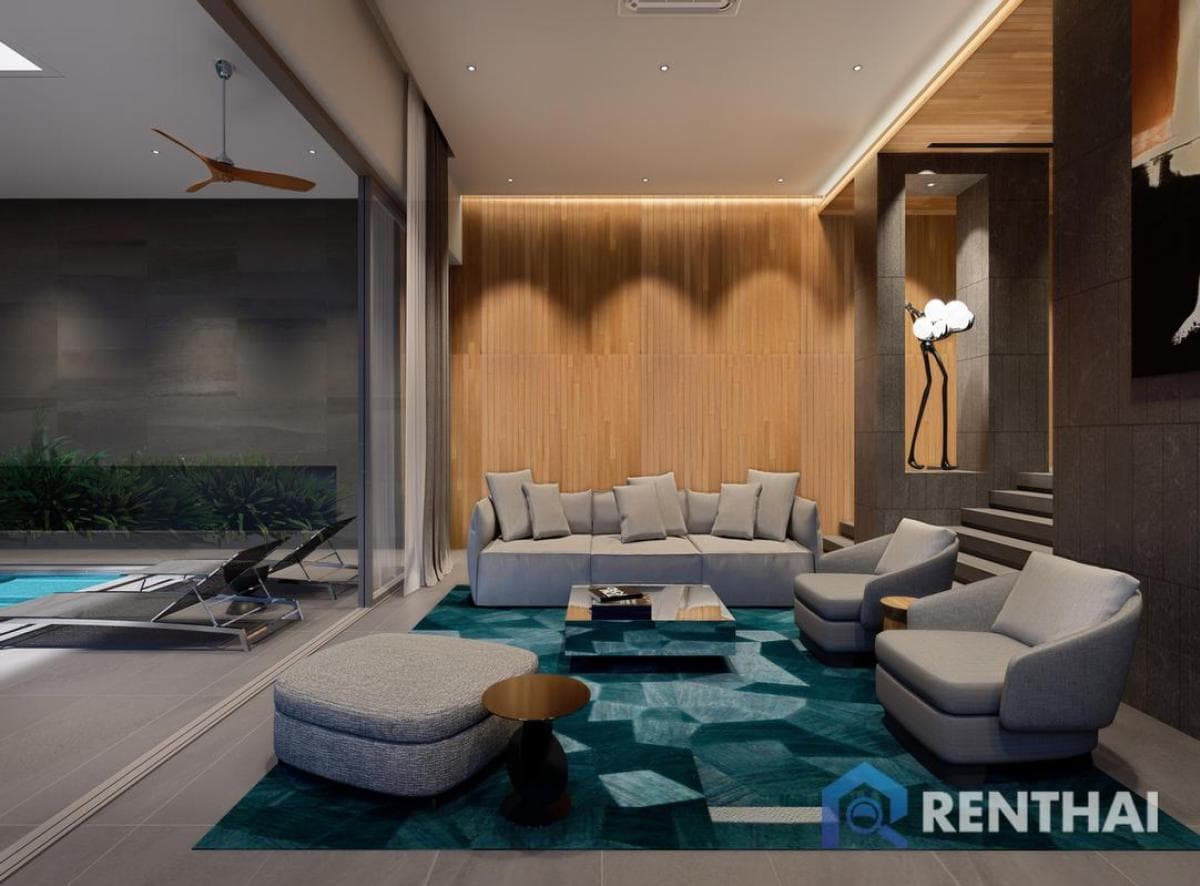 Just 5 minutes from Kamala Beach. Modern 2-story villa offers 4 bedrooms, 5 bathrooms, and a private pool - image 4