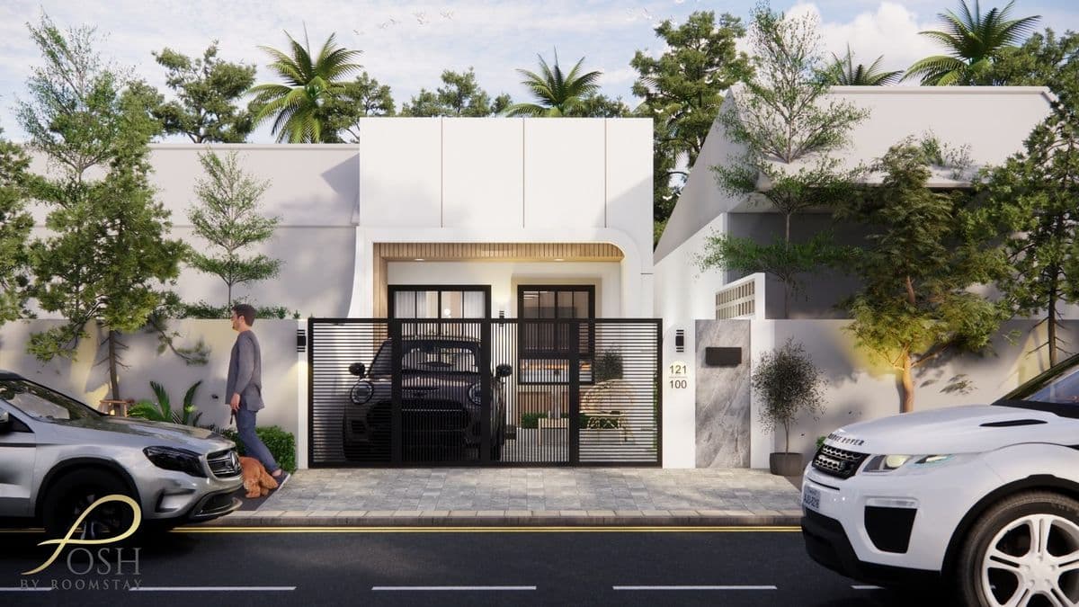 One-story townhouse, size 25 sq.w., Kathu Location, Soi Sai Thong 6, convenient to travel to the alley, just slightly from the main road near TOP ' S, 7-Eleven.