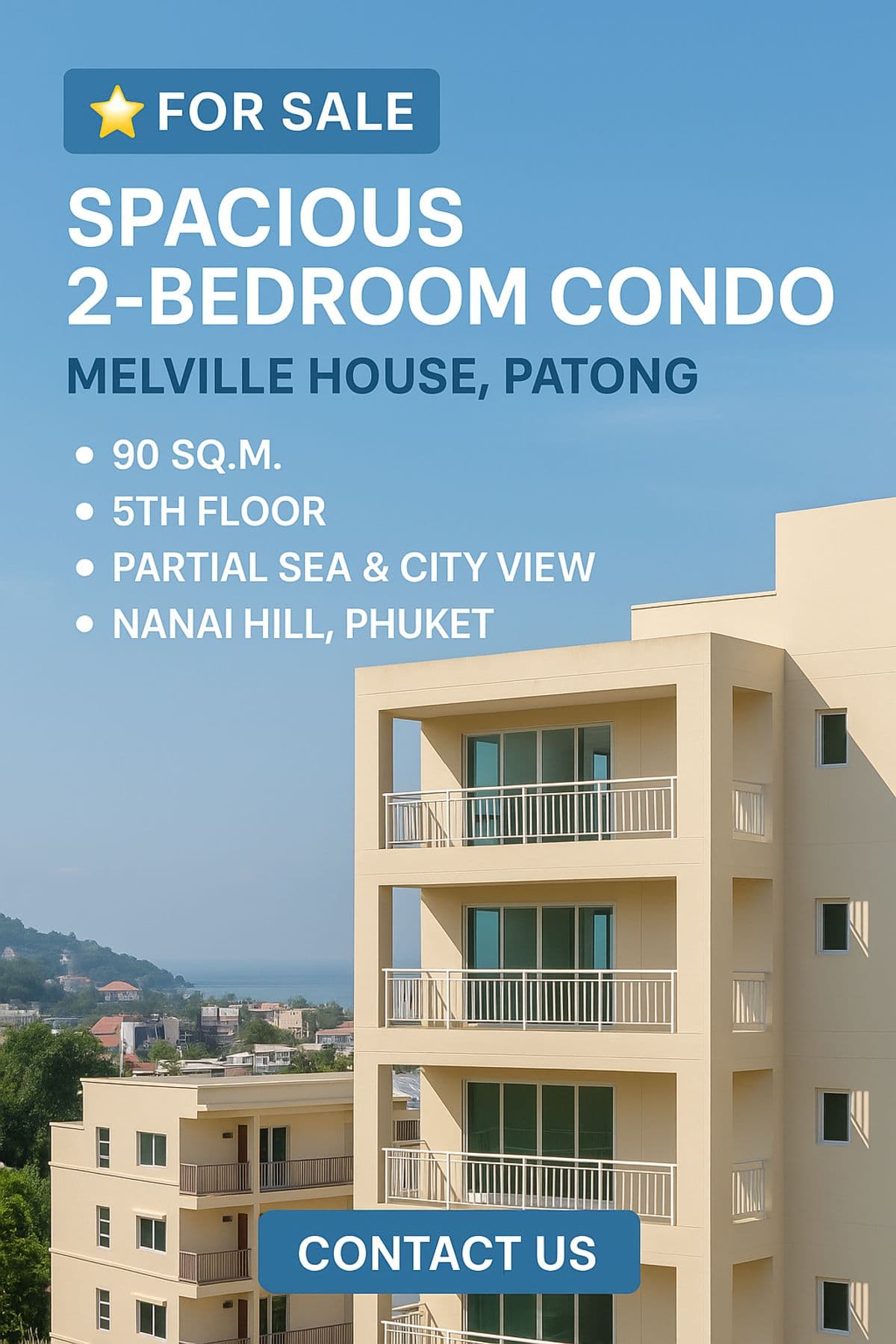 Rare Find! 90 SQ.M. 2-Bedroom Condo on Nanai Hill – Sea Glimpse, Great Value - image 3