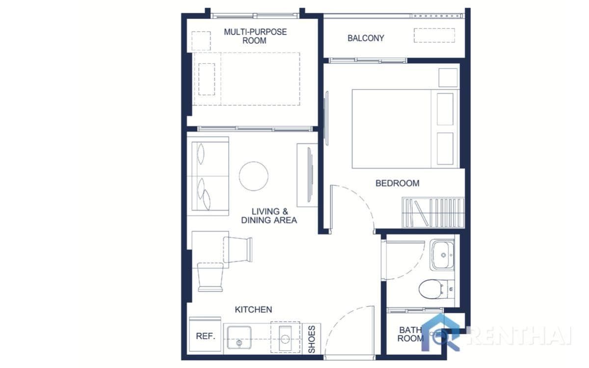 For sale condo 1 bedroom at The Base Bukit - image 5