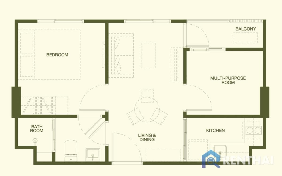 For sale condo 1 bedroom at The Base Rise - image 5