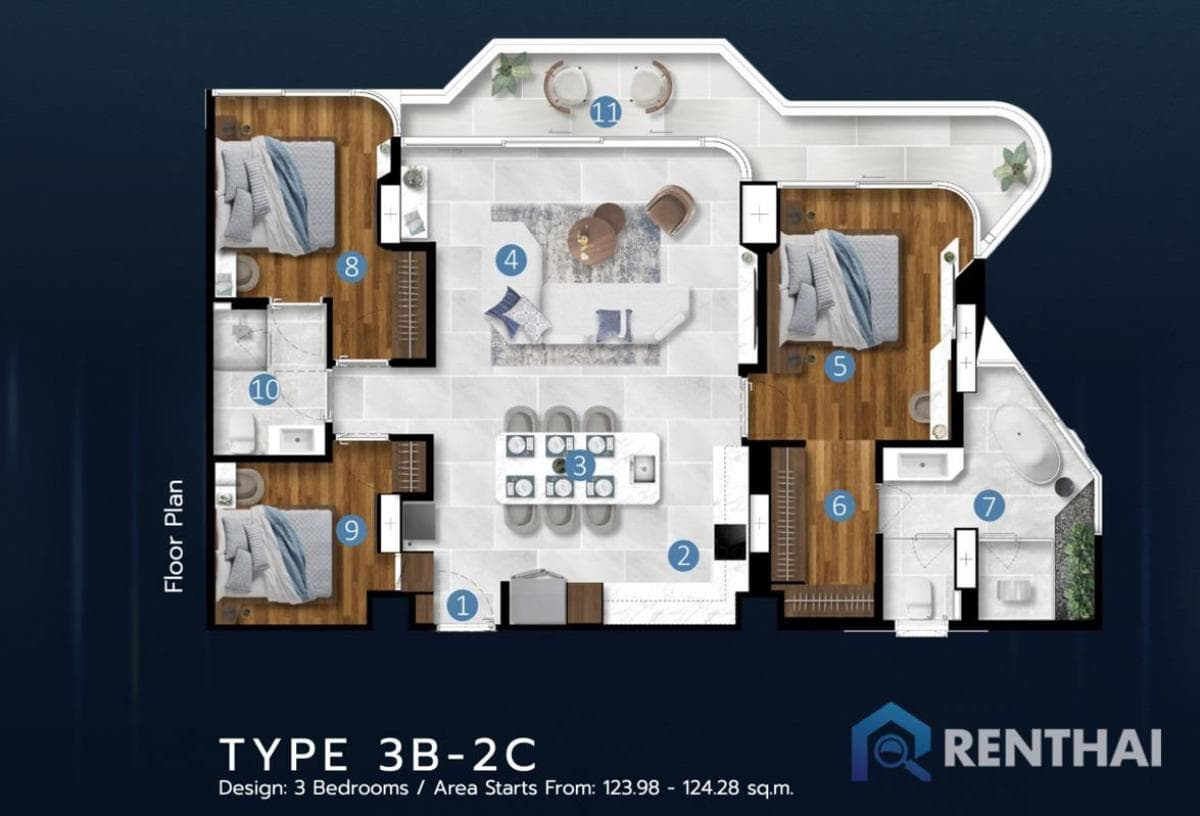 For sale condo 3 bedrooms at Botanica Hythe - image 5