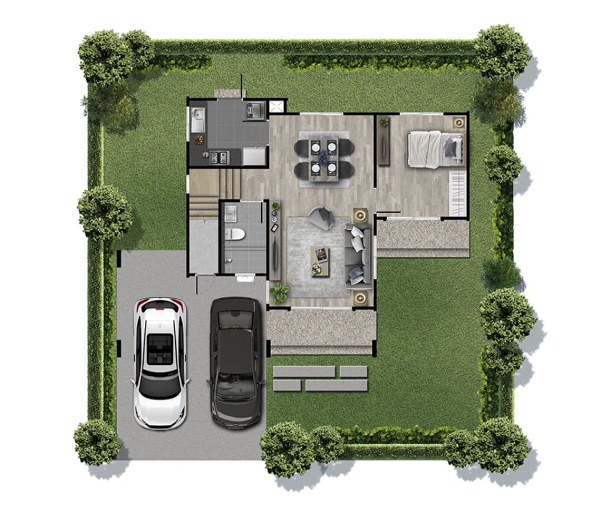 House for sale, Sunshine Saran Siri Retries, Koh Kaew 9,330,000 baht. - image 7