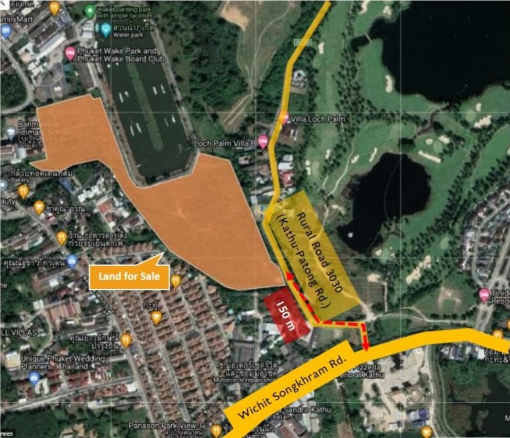 Land for sale in Phuket, Kathu,  39 rai 1 ngan 16.5 sq m, already filled - image 3