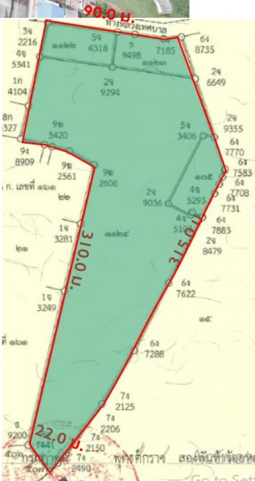 Land for sale in Phuket, Kathu, size 12 rai 1 ngan 67 sq wa, already filled - image 3
