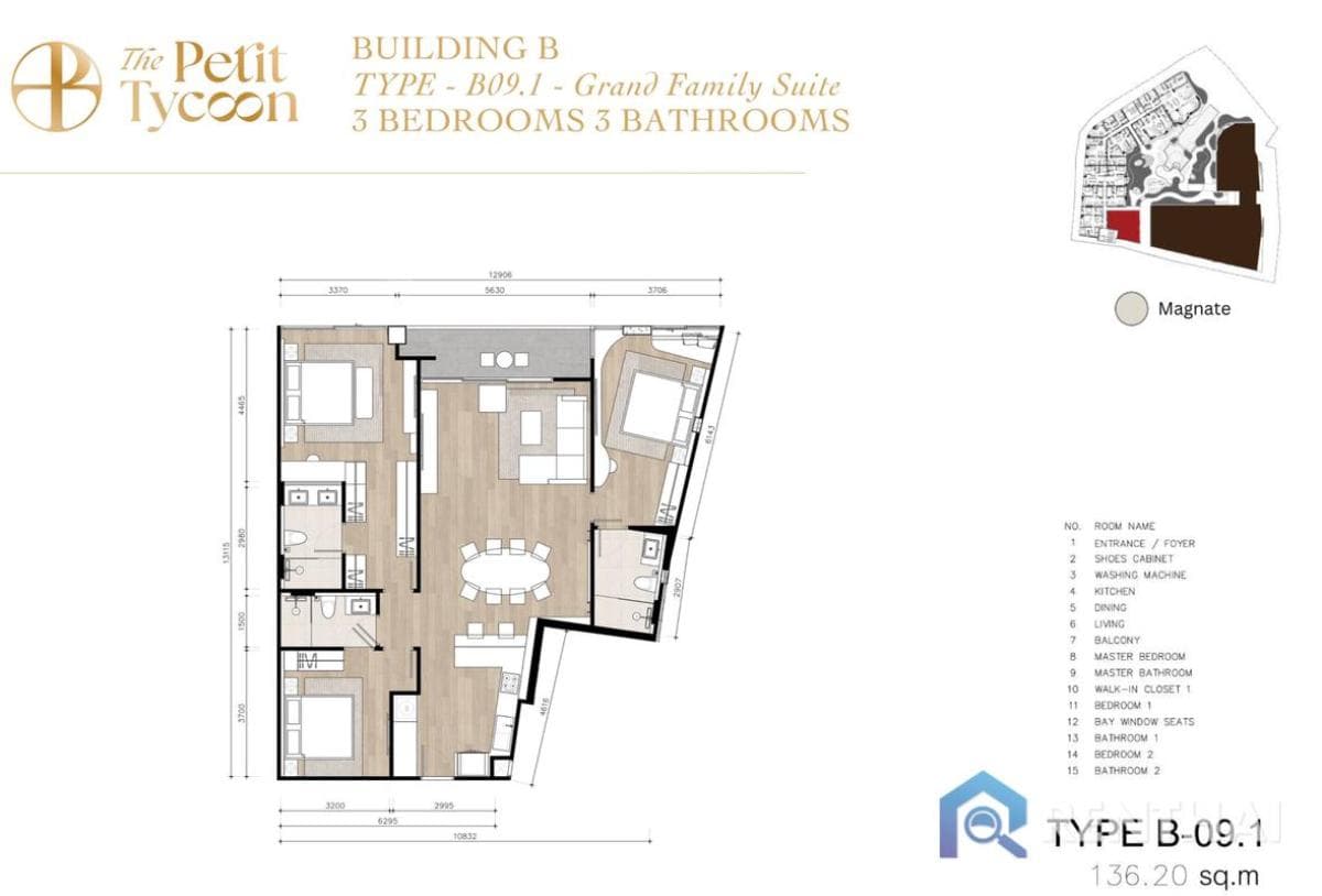 For sale condo 3 bedrooms at The Petit Tycoon - image 5