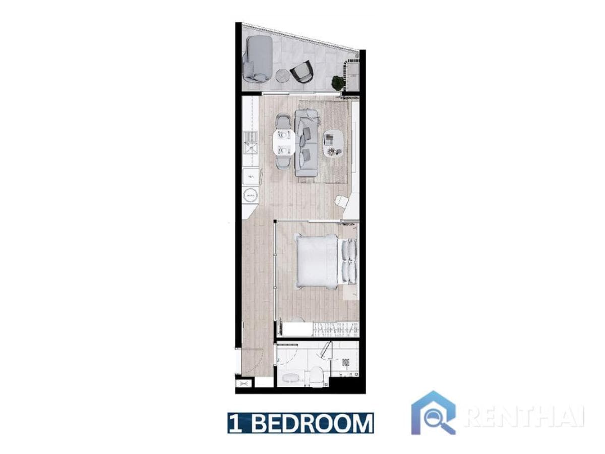 Fully Furnished 1bed Condo in Phuket at The Aqua with Luxury Amenities - image 5