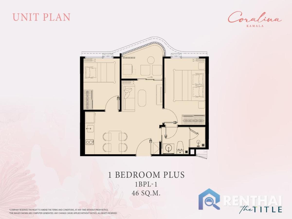 For sale condo 2 bedrooms at The Title Coralina Kamala - image 5