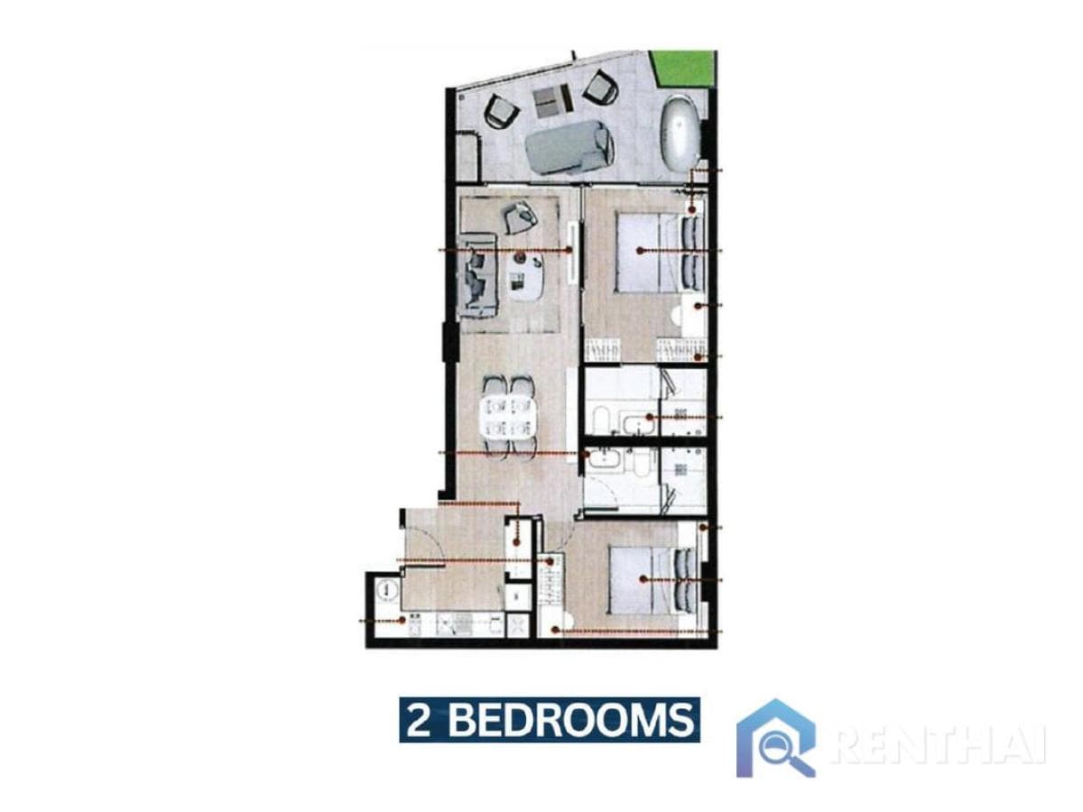 For sale condo 2 bedrooms at The Aqua - image 5