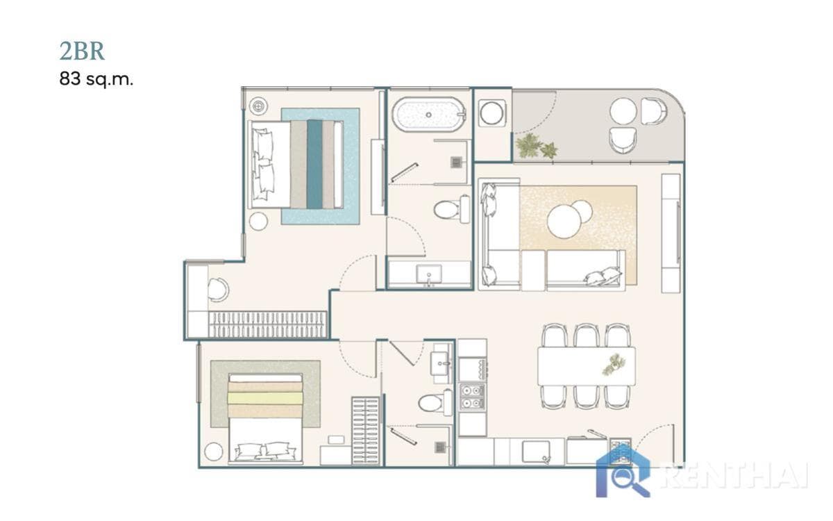 For sale condo 2 bedrooms at Peylaa Phuket - image 5