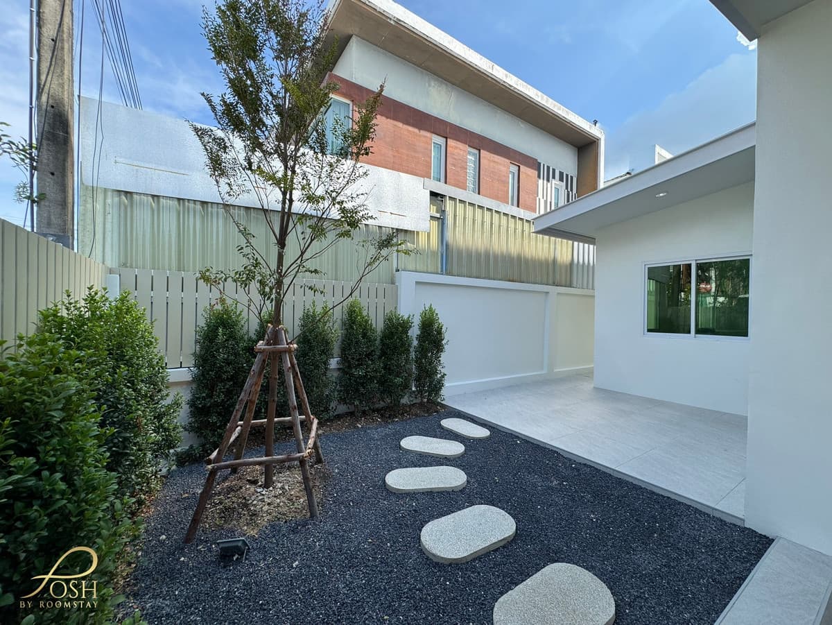 Chaofa Garden Home 3 (Koh Kaew) 2-story semi-detached house. Renovated and expanded the whole house. With an airy atmosphere Comes with a garden corner in front of the house - image 8