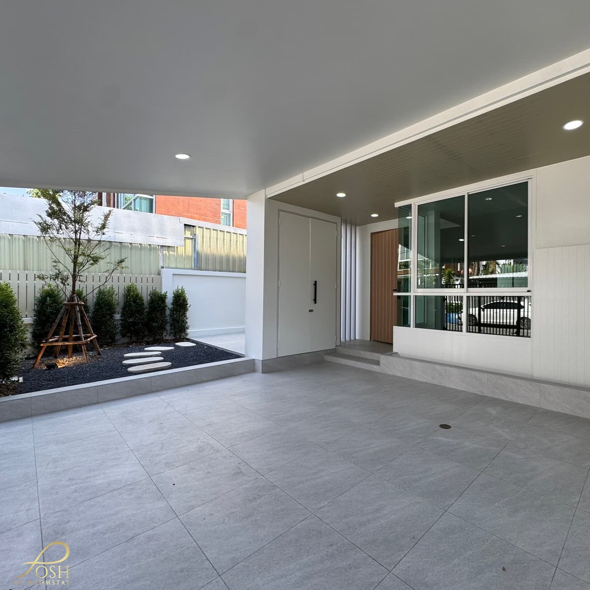 Chaofa Garden Home 3 (Koh Kaew) 2-story semi-detached house. Renovated and expanded the whole house. With an airy atmosphere Comes with a garden corner in front of the house - image 4