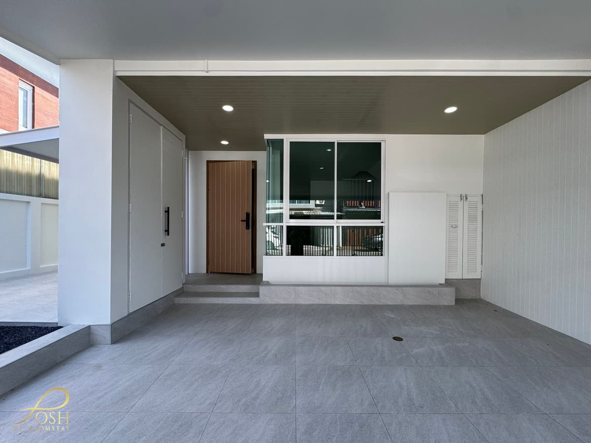 Chaofa Garden Home 3 (Koh Kaew) 2-story semi-detached house. Renovated and expanded the whole house. With an airy atmosphere Comes with a garden corner in front of the house - image 6