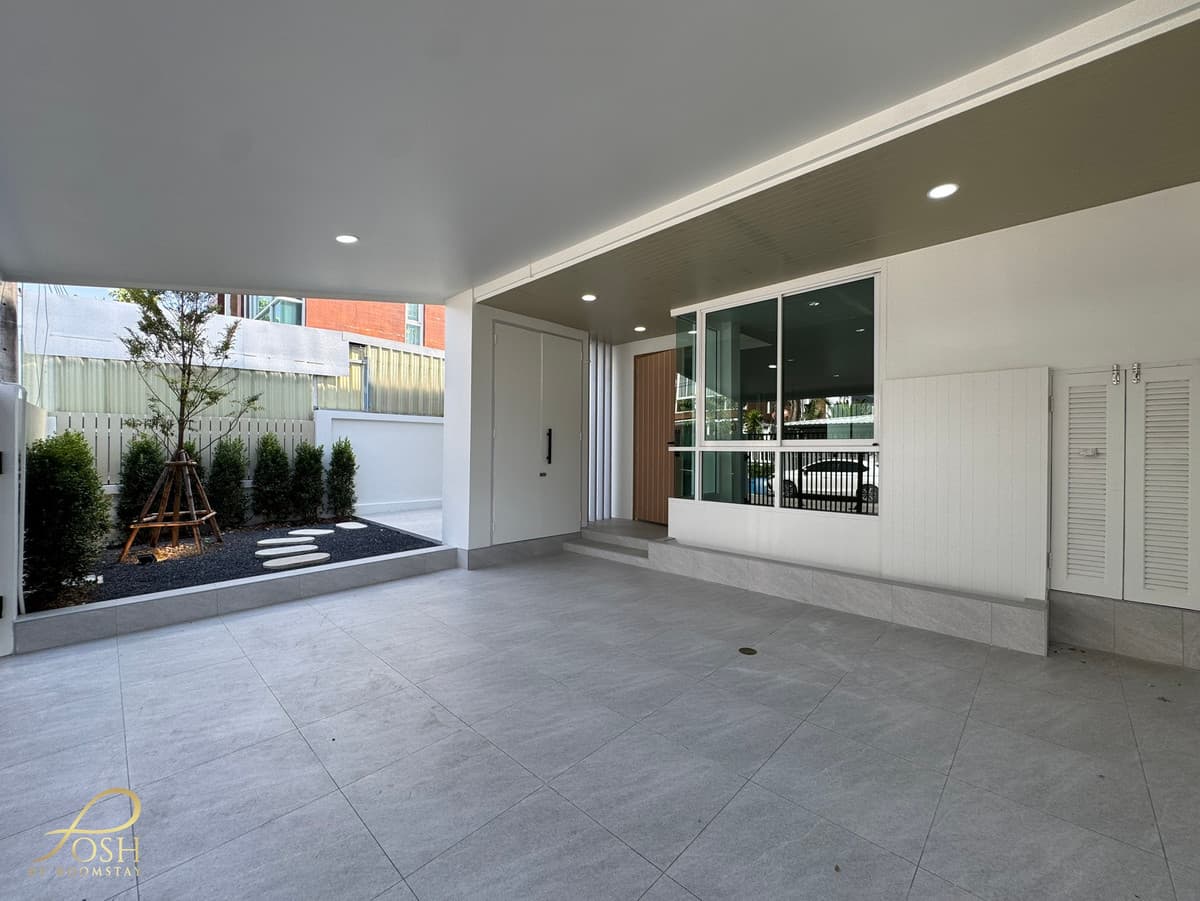 Chaofa Garden Home 3 (Koh Kaew) 2-story semi-detached house. Renovated and expanded the whole house. With an airy atmosphere Comes with a garden corner in front of the house - image 7