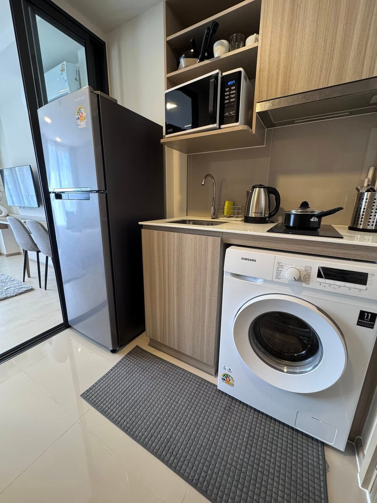 Best value in the project ‼️ For rent 🔥 The Base Rise Phuket, next to the BTS, beautiful room, large room, good location, fully furnished + has a washing machine 📍 Ready to move in (responds to chats and answers calls very quickly) - image 8