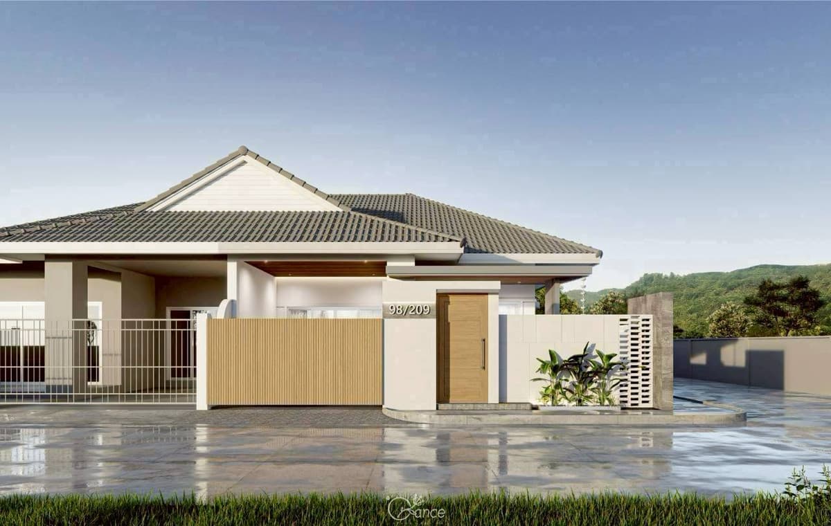 Modern style semi-detached house for sale, newly renovated, Kathu zone, Phuket. - image 2