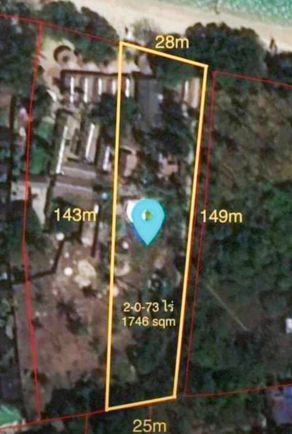 Land for sale, Phuket, Koh Lon, 2 rai 73 square wah. - image 8