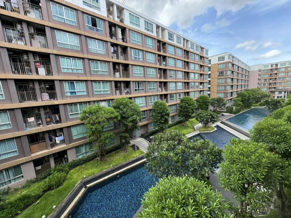 For rent* empty room after 6/4/2026 *dcondo creek phuket D Condo Greek, Kathu location, 4th floor, Building D, pool view