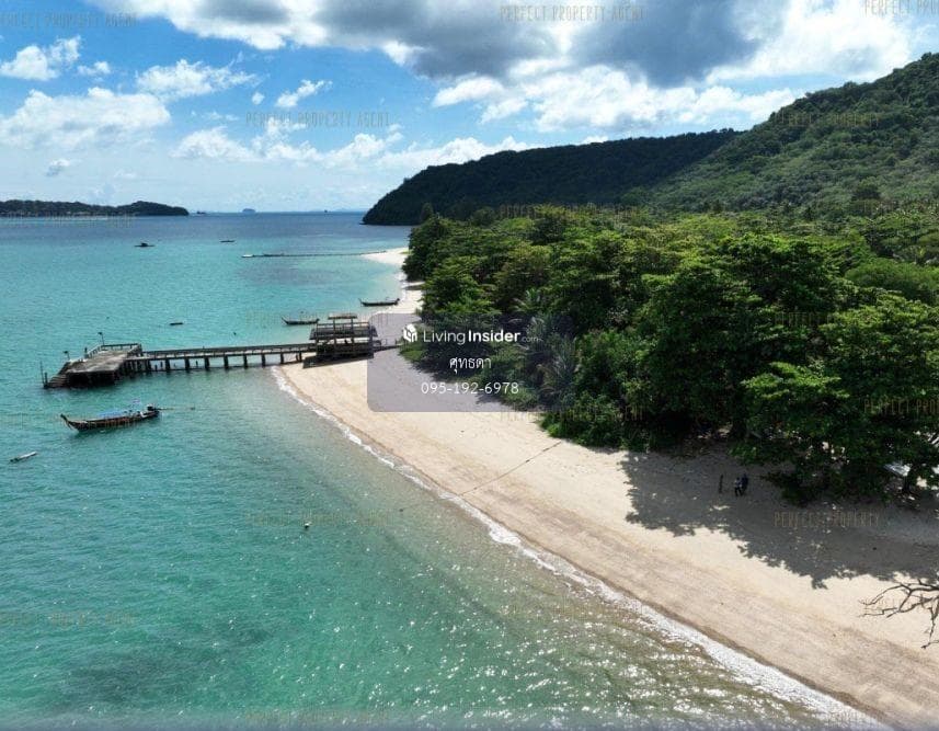 Empty land for sale on Koh Lon, 3 rai 95.6 square wah (with title deed), Rawai Subdistrict, Mueang Phuket District.