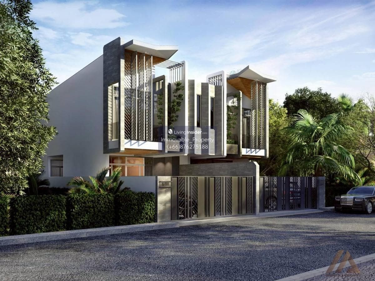 Newly built semi-detached house, Samkong zone / House Town, Phuket - image 2