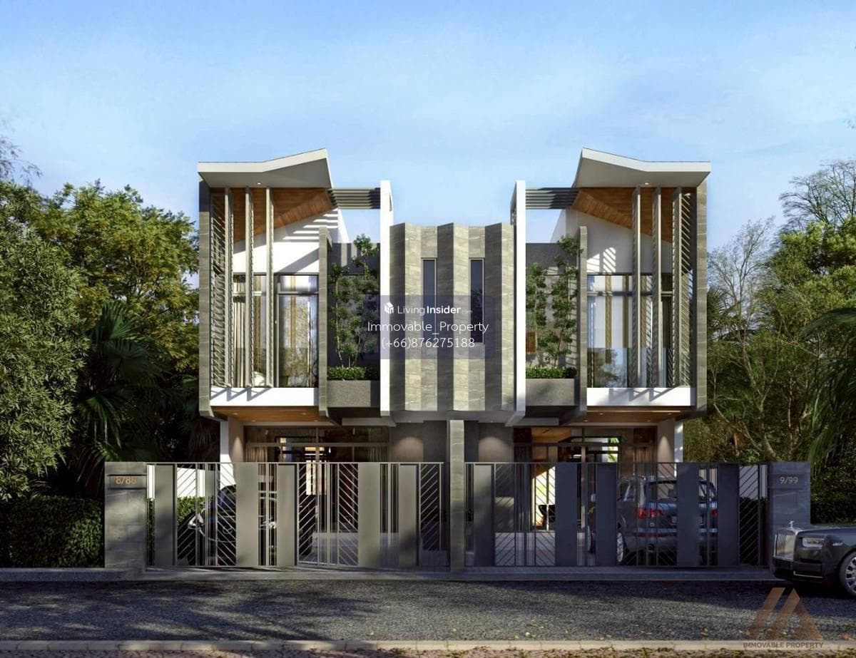 Newly built semi-detached house, Samkong zone / House Town, Phuket