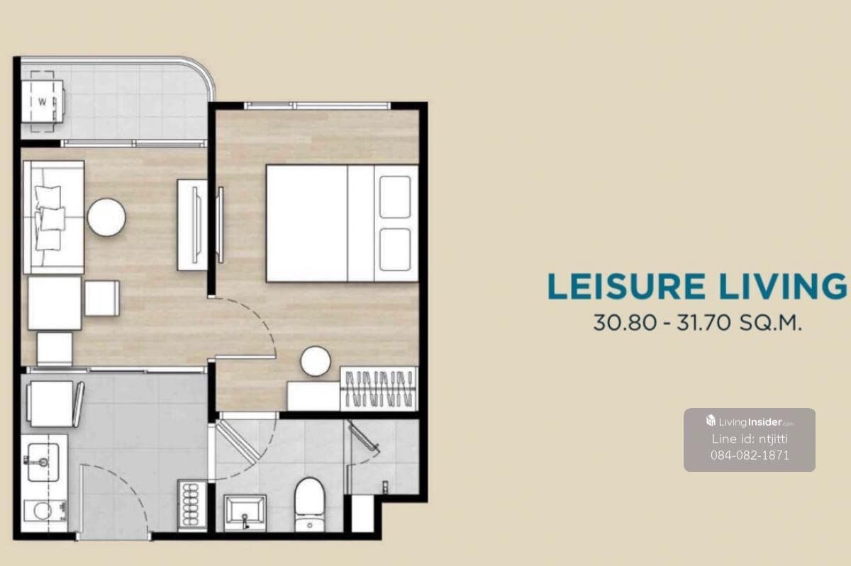 คอนโดรีสอร์ตใหม่ ติดเซ็นทรัลภูเก็ตเดินได้ ห้องหน้ากว้างฟังก์ชันครบ - image 6