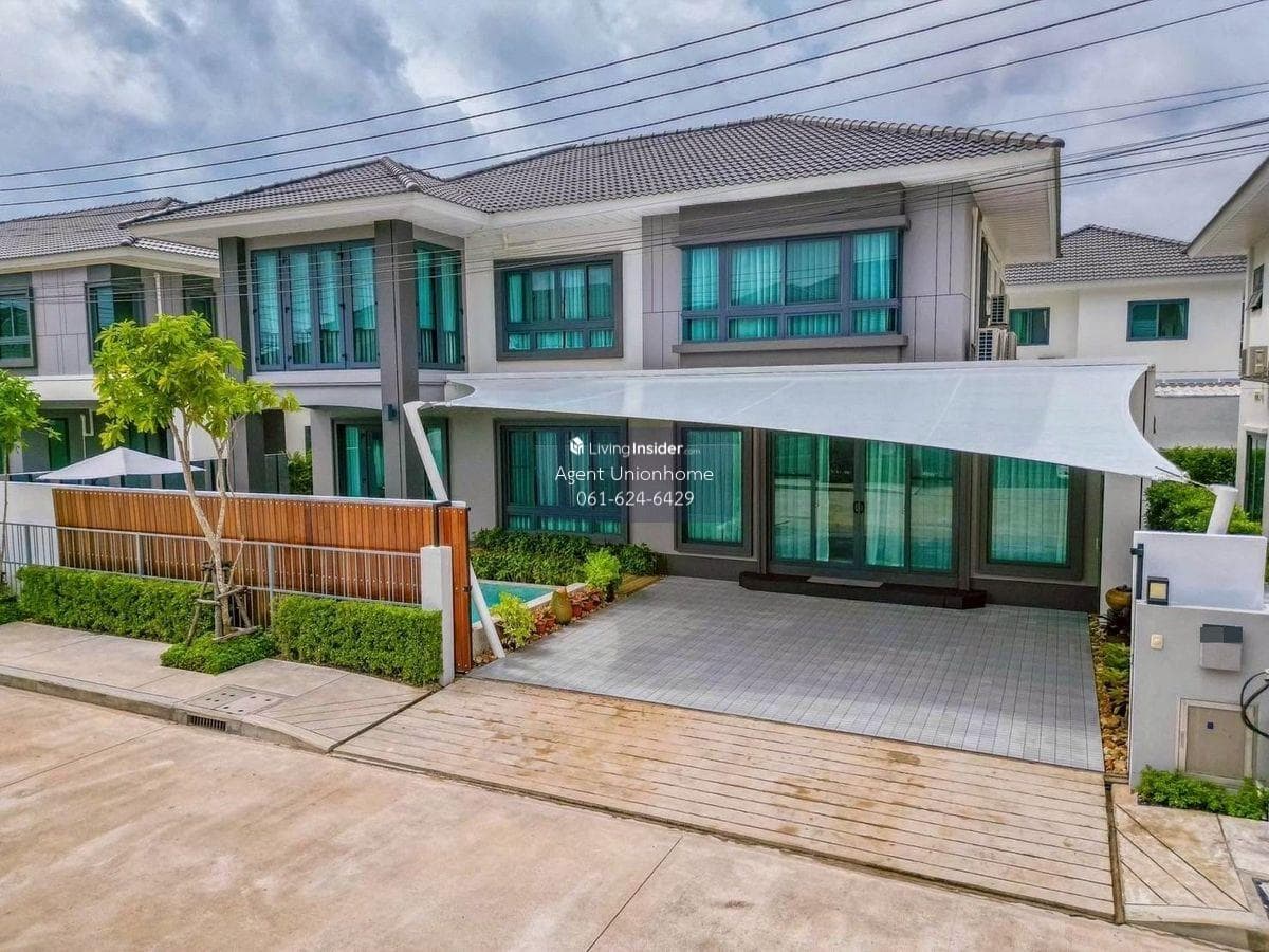 House for sale With a swimming pool Supalai Lake Ville Village, Ko Kaew, Phuket, beautiful house (N.1713)