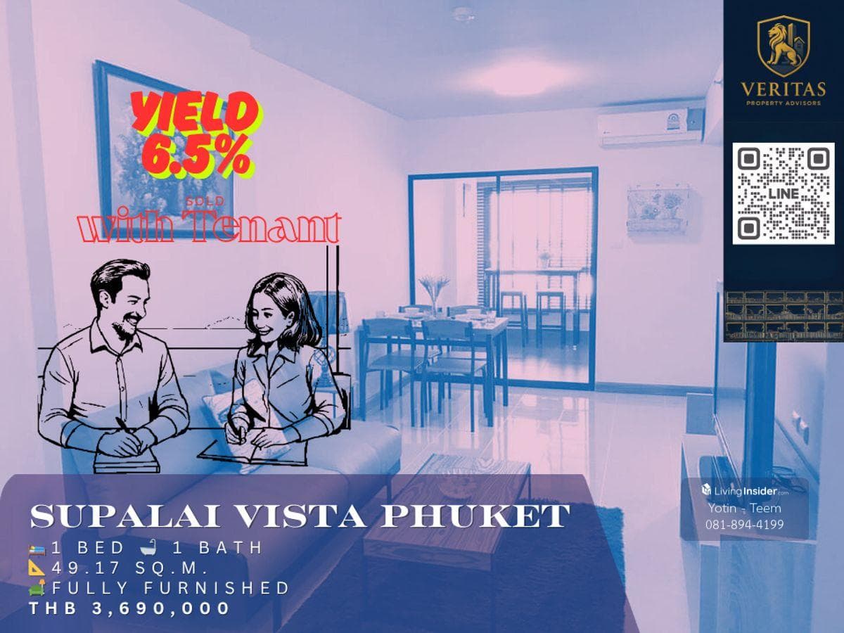 🔥 Smart Investment Alert! Condo for Sale at Supalai Vista Phuket with 6.5% Yield & Tenant in Place!