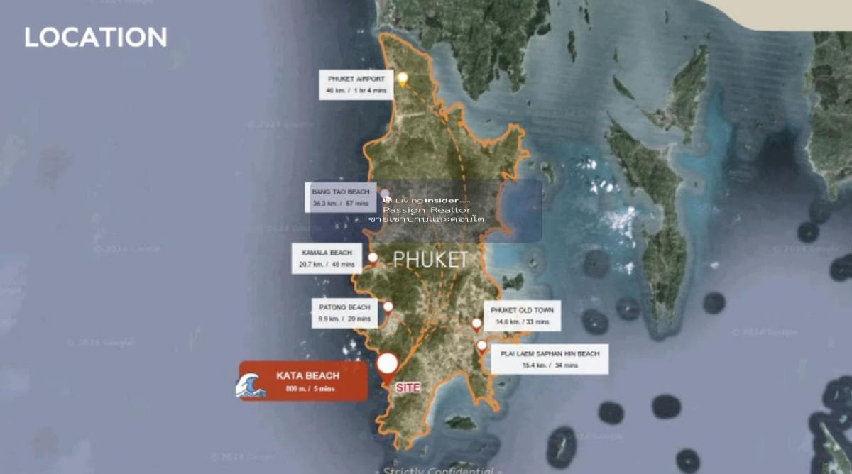 💖 For sale 💖 Land in Phuket tourist zone, 5-3-91 rai, ready for development.