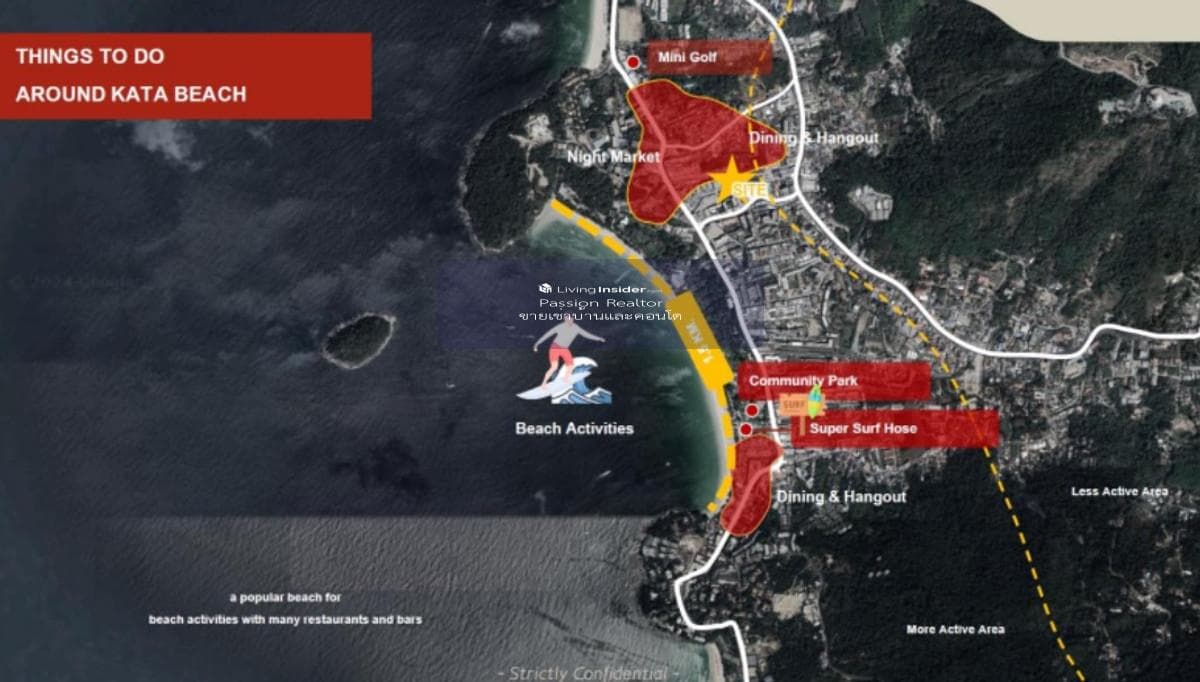 💖 For sale 💖 Land in Phuket tourist zone, 5-3-91 rai, ready for development. - image 2